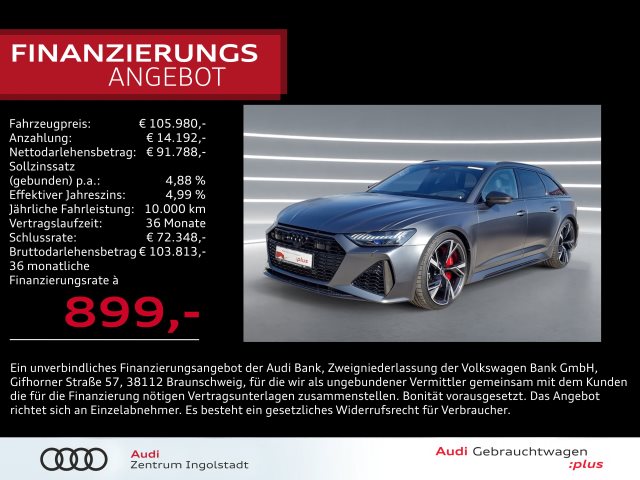RS 6 Avant LASER Keramik Carbon 305km/h NP:178T