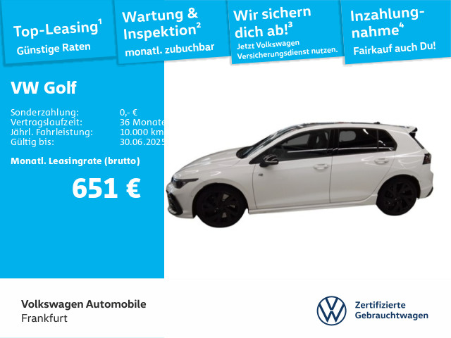 Golf VIII 2.0 TSI R Black Edition DSG Alu19" Navi Anschlußgarantie