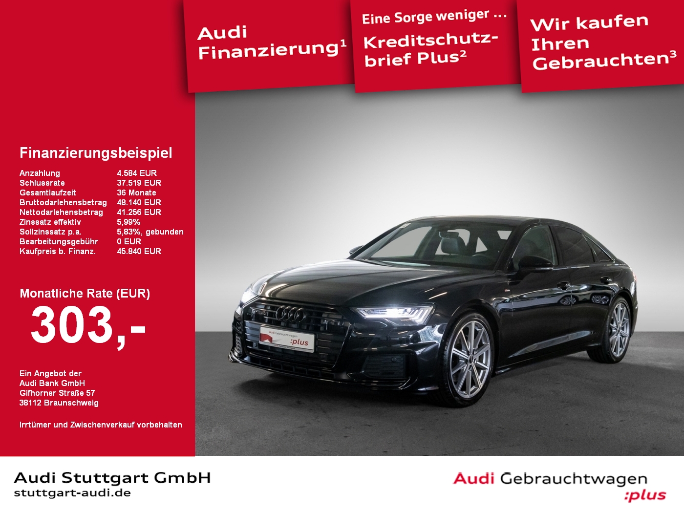 Audi A6 Limousine 45 TFSI S line