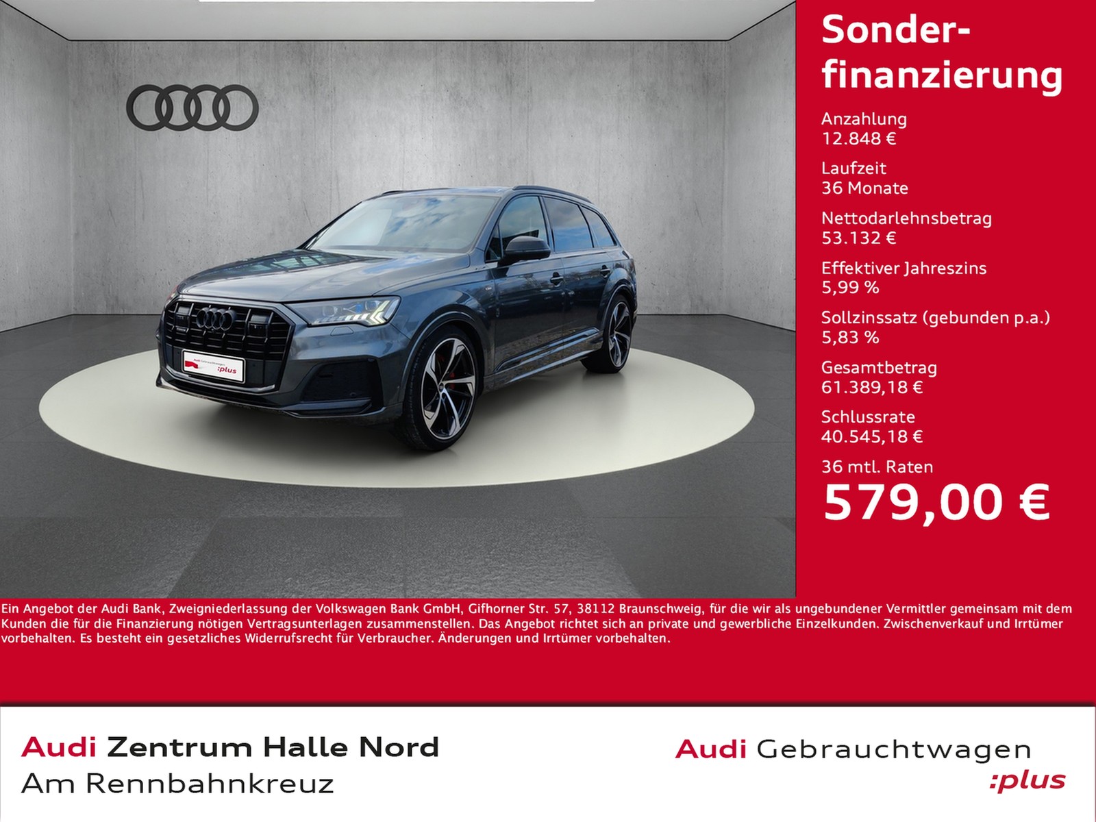 Audi Q7 50 TDI quattro competition plus