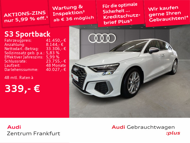 S3 Sportback TFSI S tronic LED VC Tempomat