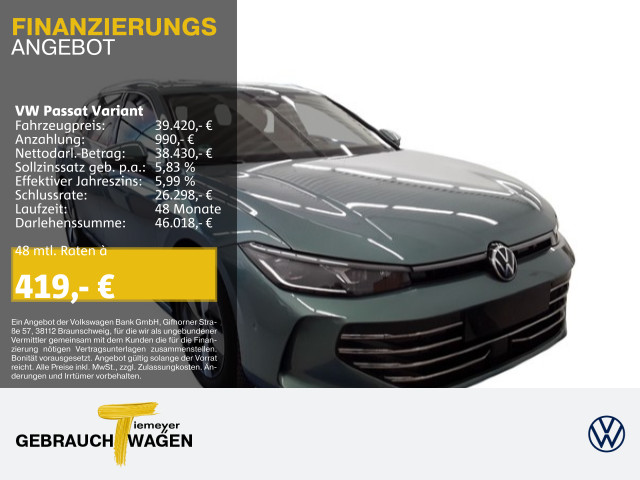 Volkswagen Passat Variant 2.0 TDI ELEGANCE UPE65