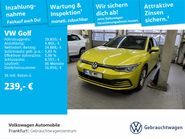 Volkswagen Golf 2.0 TDI VIII Life 