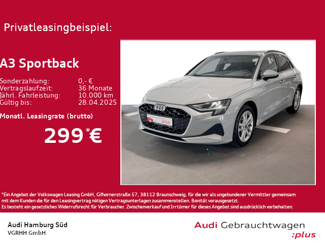 A3 Sportback 30 TFSI S tronic FACELIFT/S LINE