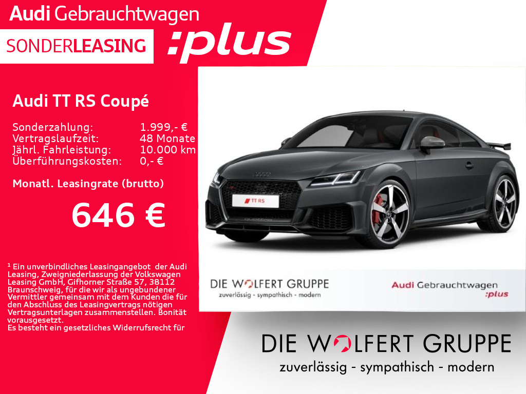 TT RS Coupé quattro S tronic 280km/h*RFK*B&O*GRA