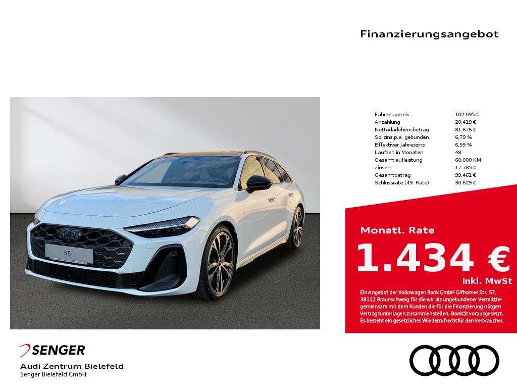 S5 Avant TFSI Panorama Navi Matrix Leder Sitzh.