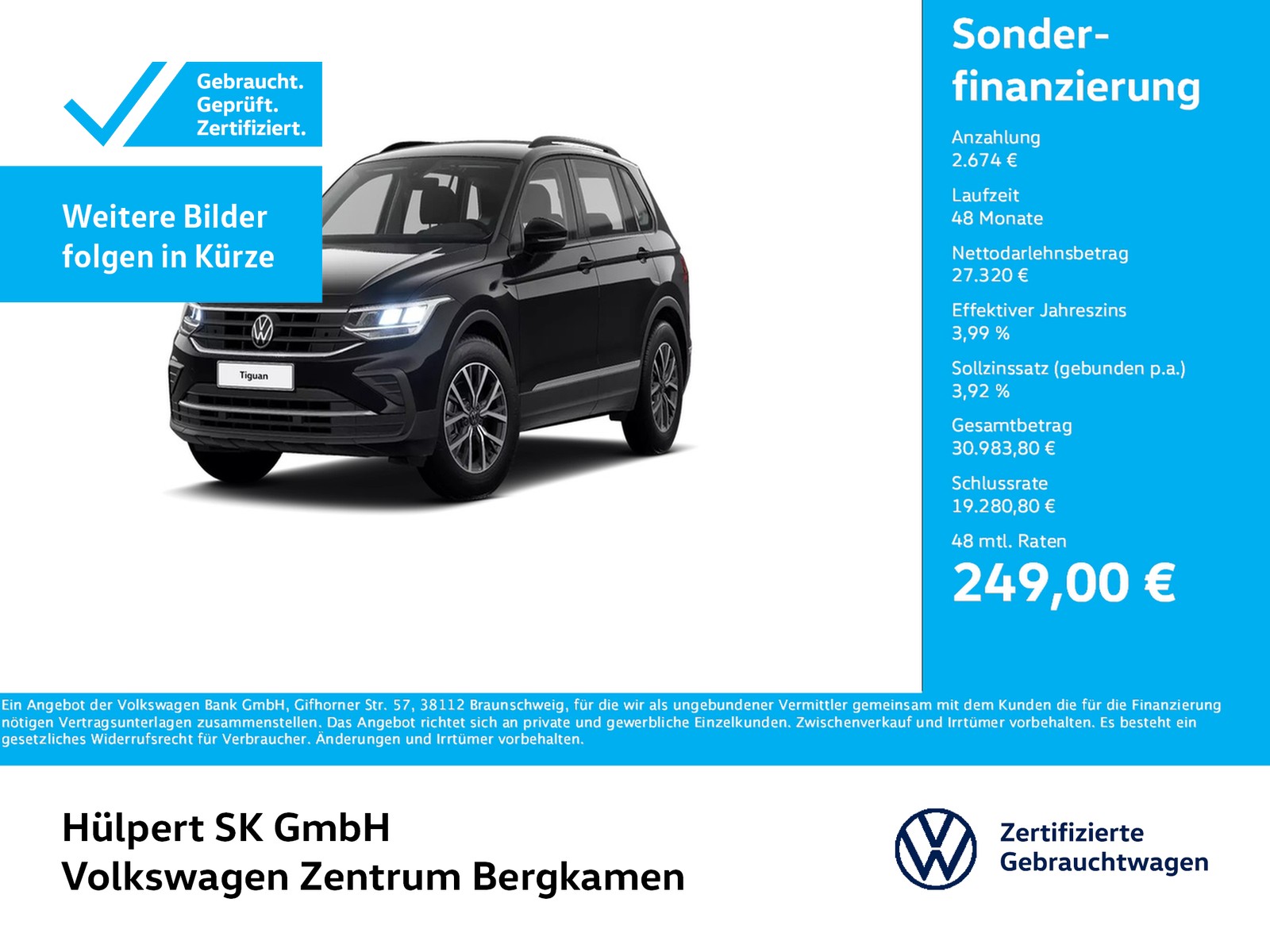 Tiguan 1.5 LIFE ACC NAVI LM17 LED SITZHEIZUNG
