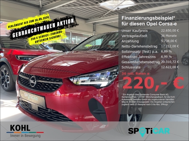 Opel Corsa-e F Elegance Elektro Automatik 136PS