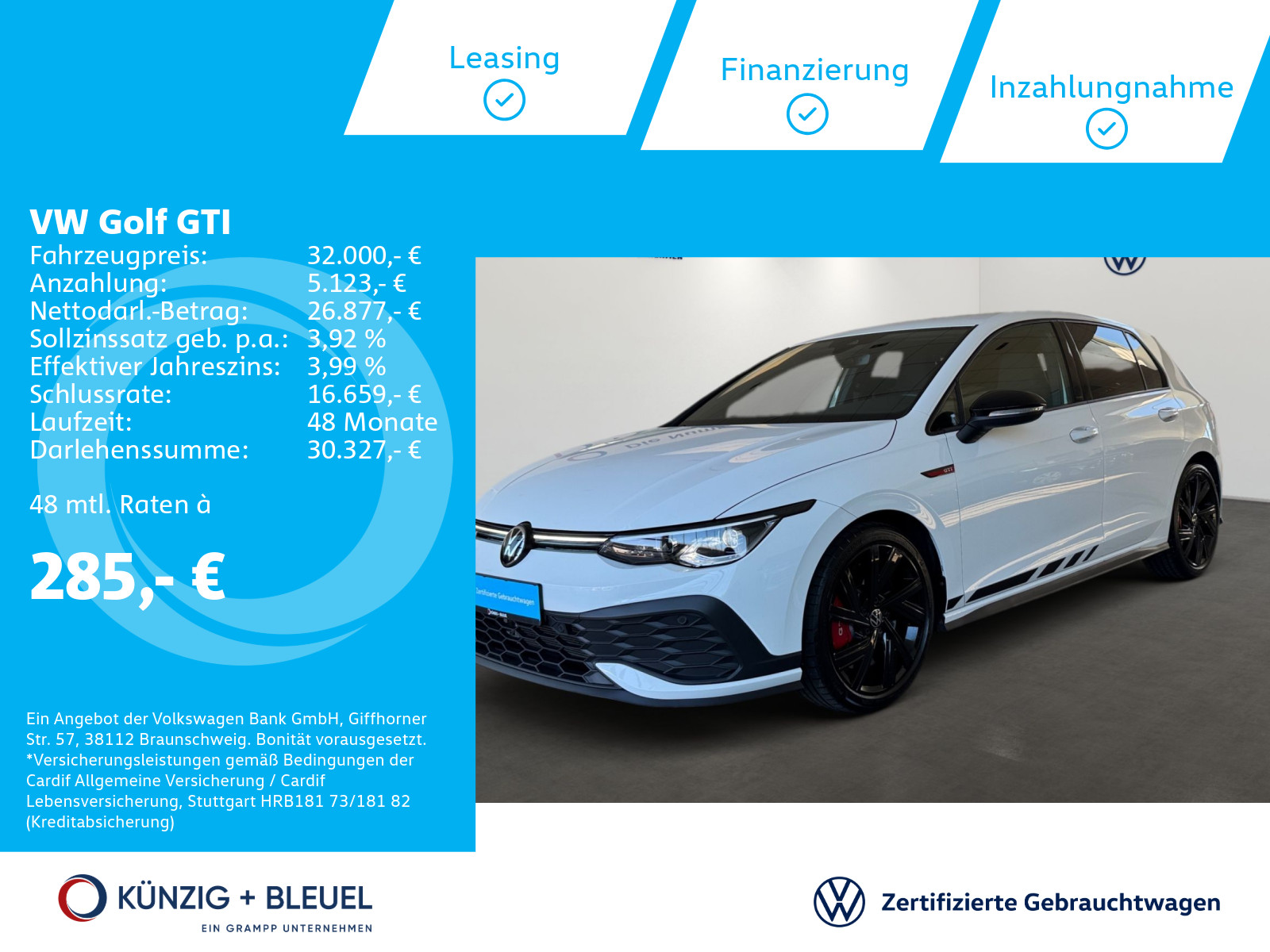 Golf GTI Clubsport Nav*LED*CarPlay*ACC*BlackStyle