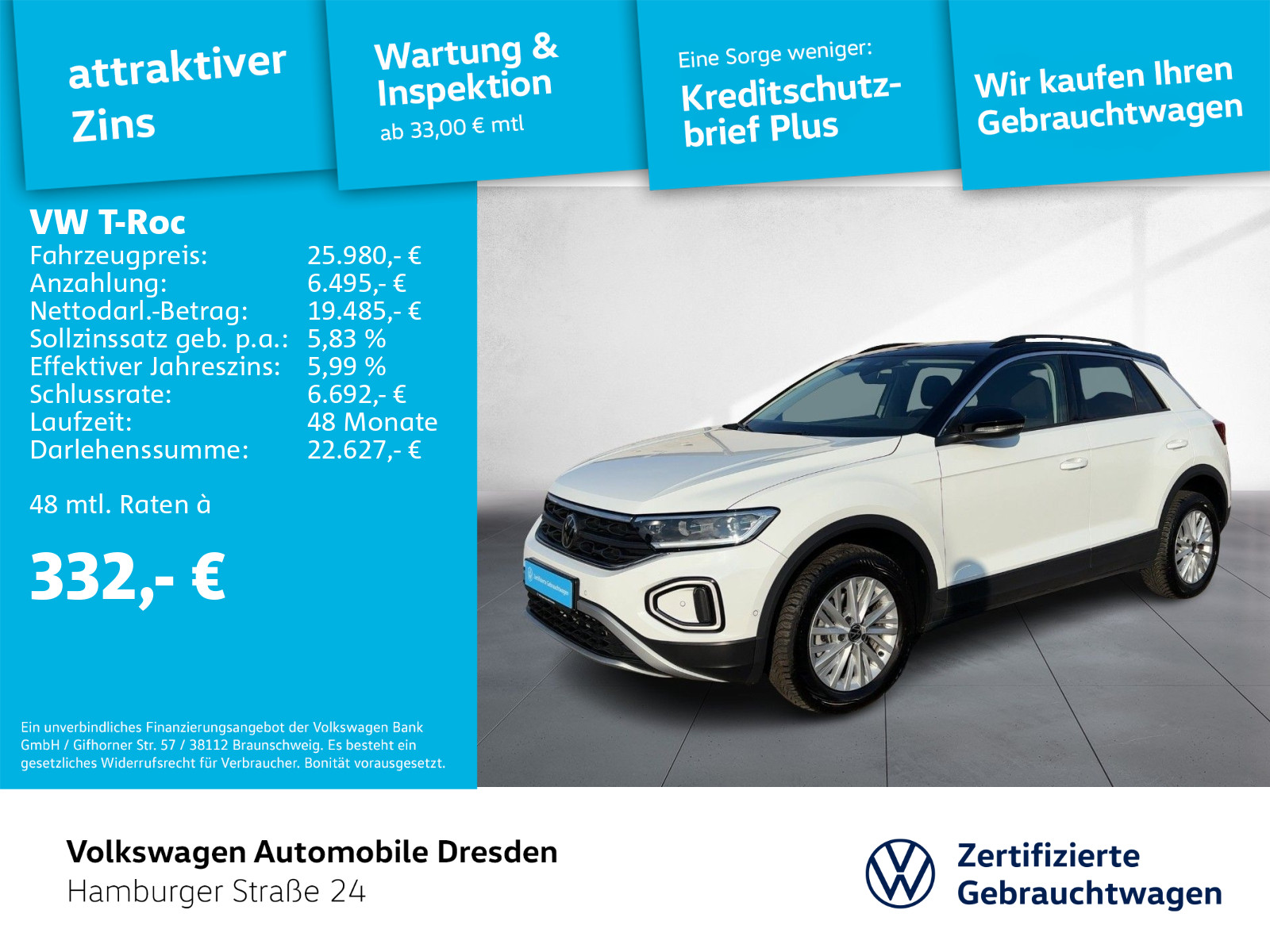 Volkswagen T-Roc 1.5 TSI LIFE TRAVEL APP