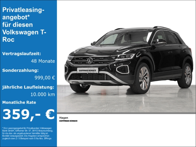 T-Roc GOAL 1.0 TSI LED-PLUS+KAMERA
