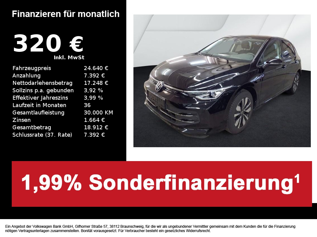 Volkswagen Golf 1.5 TSI VIII GOAL