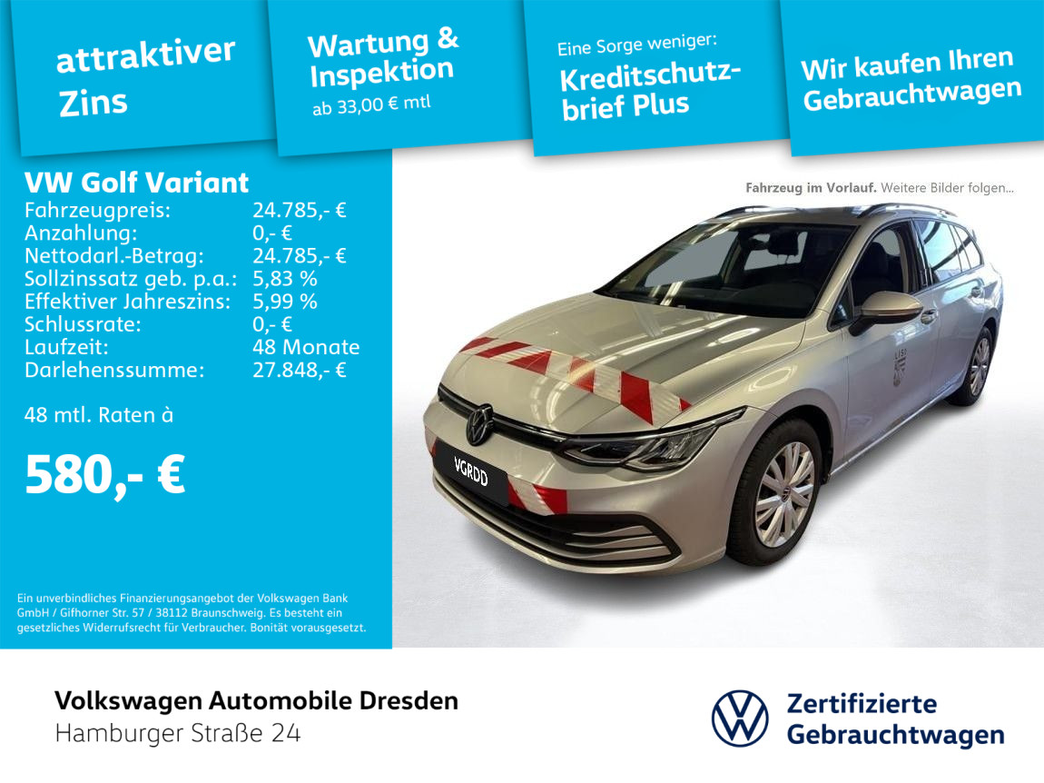 Volkswagen Golf Variant 1.0 TSI Golf VIII Life TRAVEL