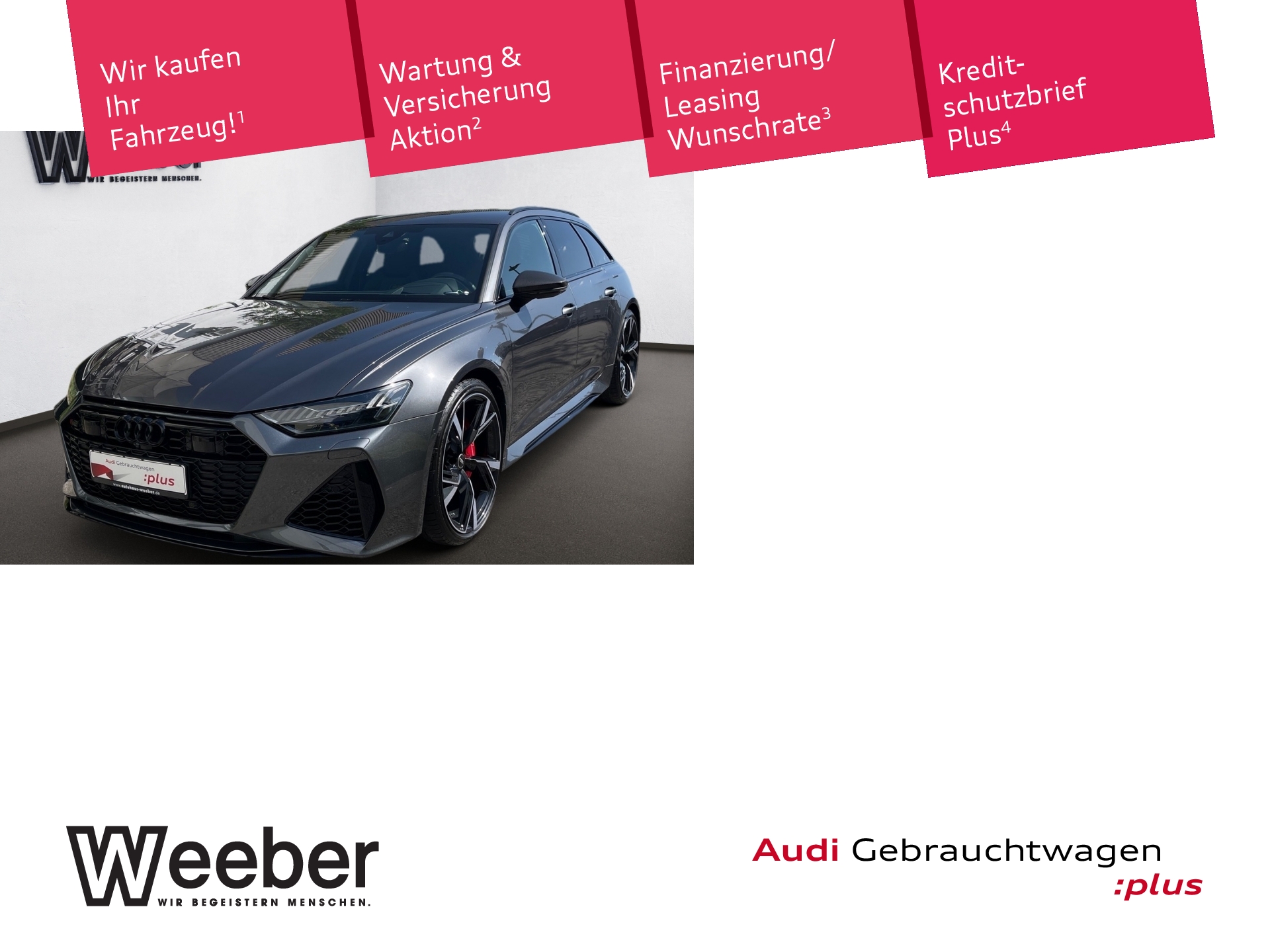 RS 6 Avant HUD*LASER*AHK*NAVI*LEDER*V-MAX*STANDHEIZ