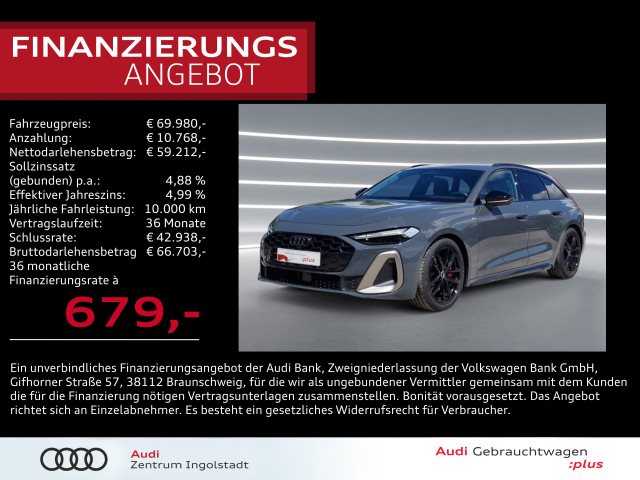 A5 Avant TFSI qu 2x S line MATRIX B&O AHK HuD KA