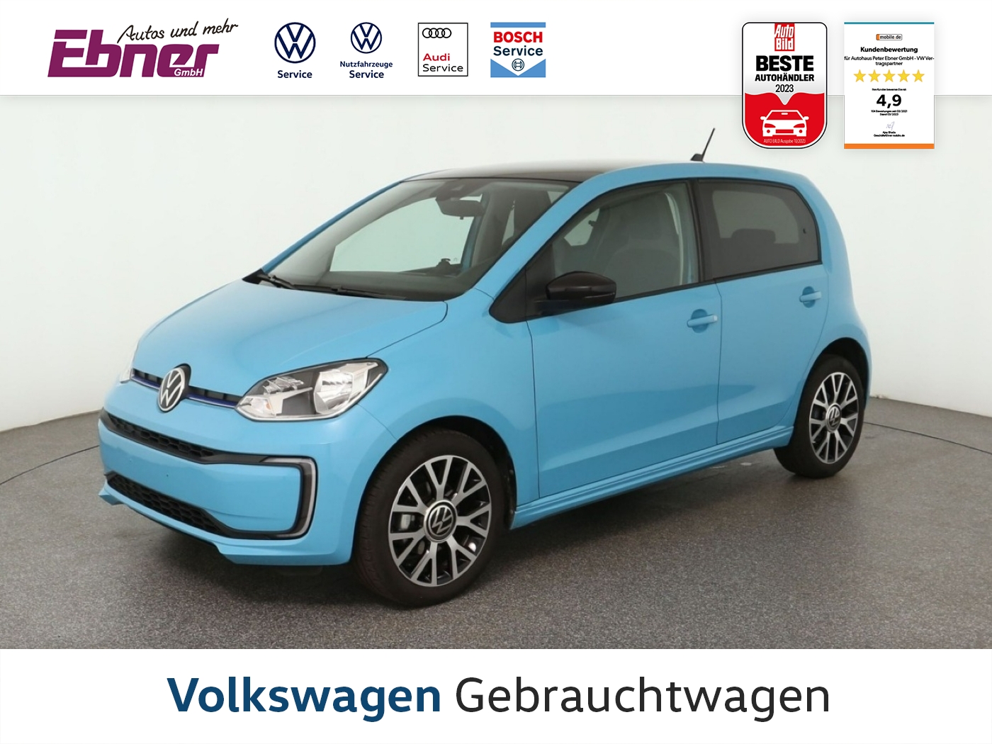 up! e-up! STYLE CCS+SITZHZG+BLUETOOTH+NAVI-VB+16 ALU!