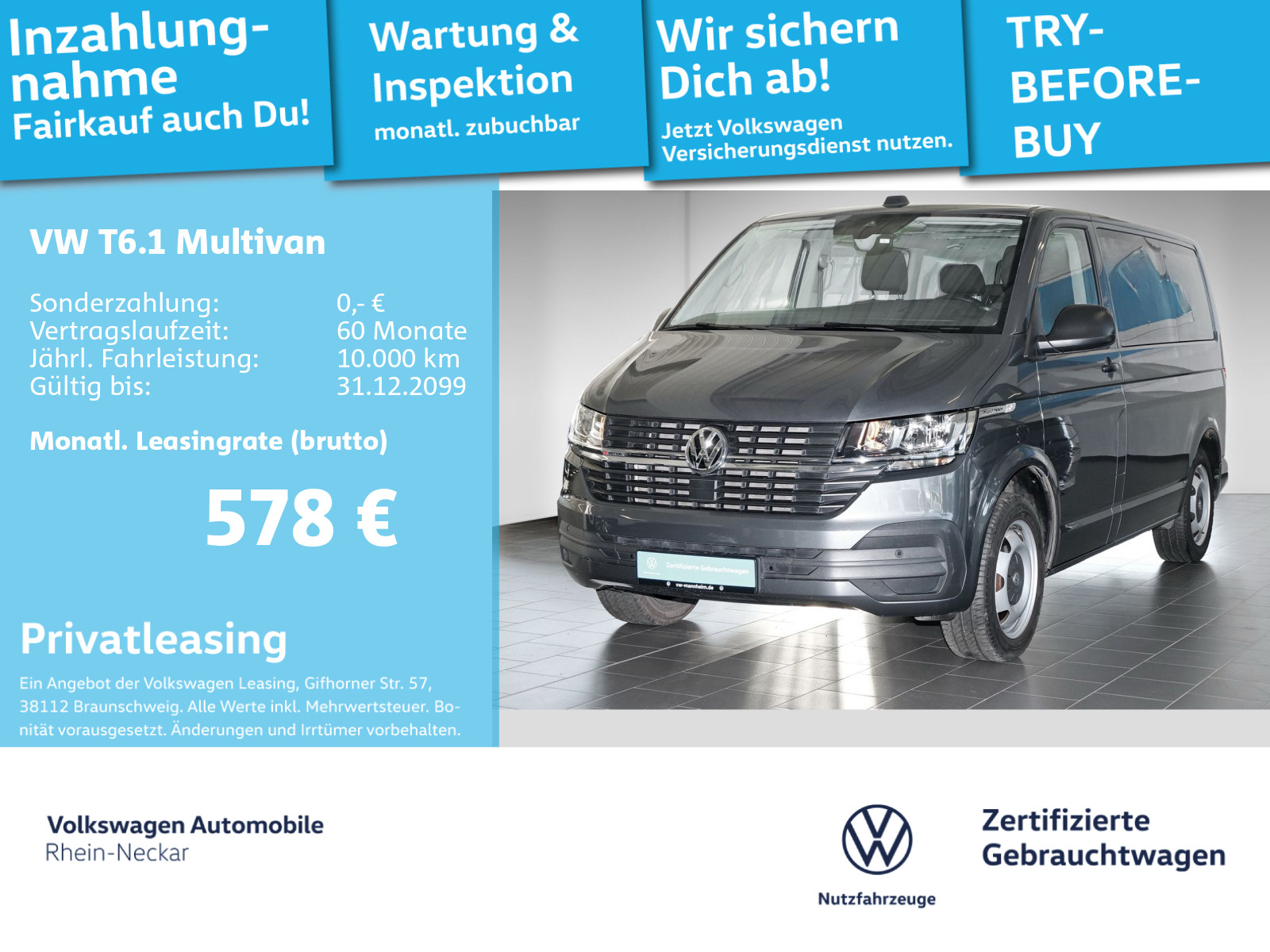 T6.1 Multivan 2.0 TDI Trendline 4Motion AHK Navi uvm
