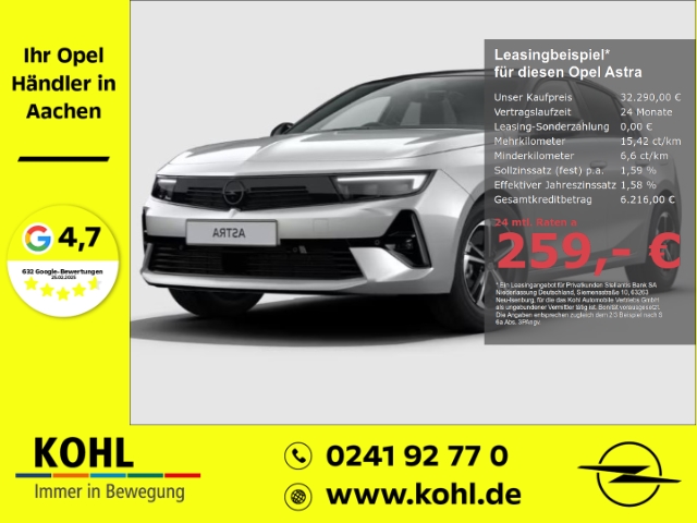 Opel Astra 1.2 L Line Turbo EU6e