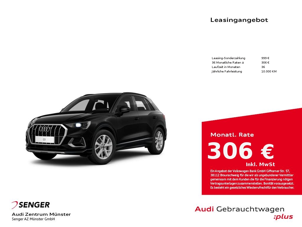 Audi Q3 40 TFSI advanced quattro