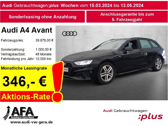 Audi A4 Avant 35 TFSI S-Line opt sch