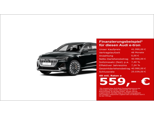 Audi e-tron 50 S Line Black Edition 2UD