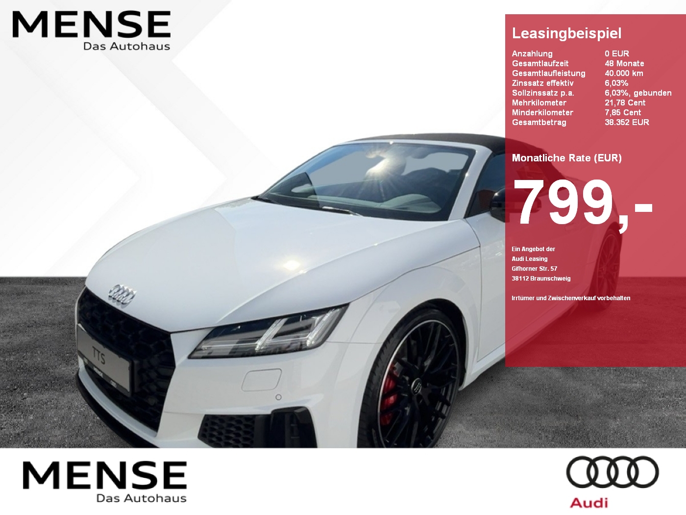 TTS Roadster S tronic Kopfheizung B&O Kamera