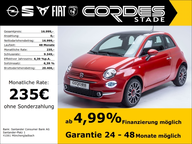 Fiat 500 1.0 Red Mild Hybrid (173)