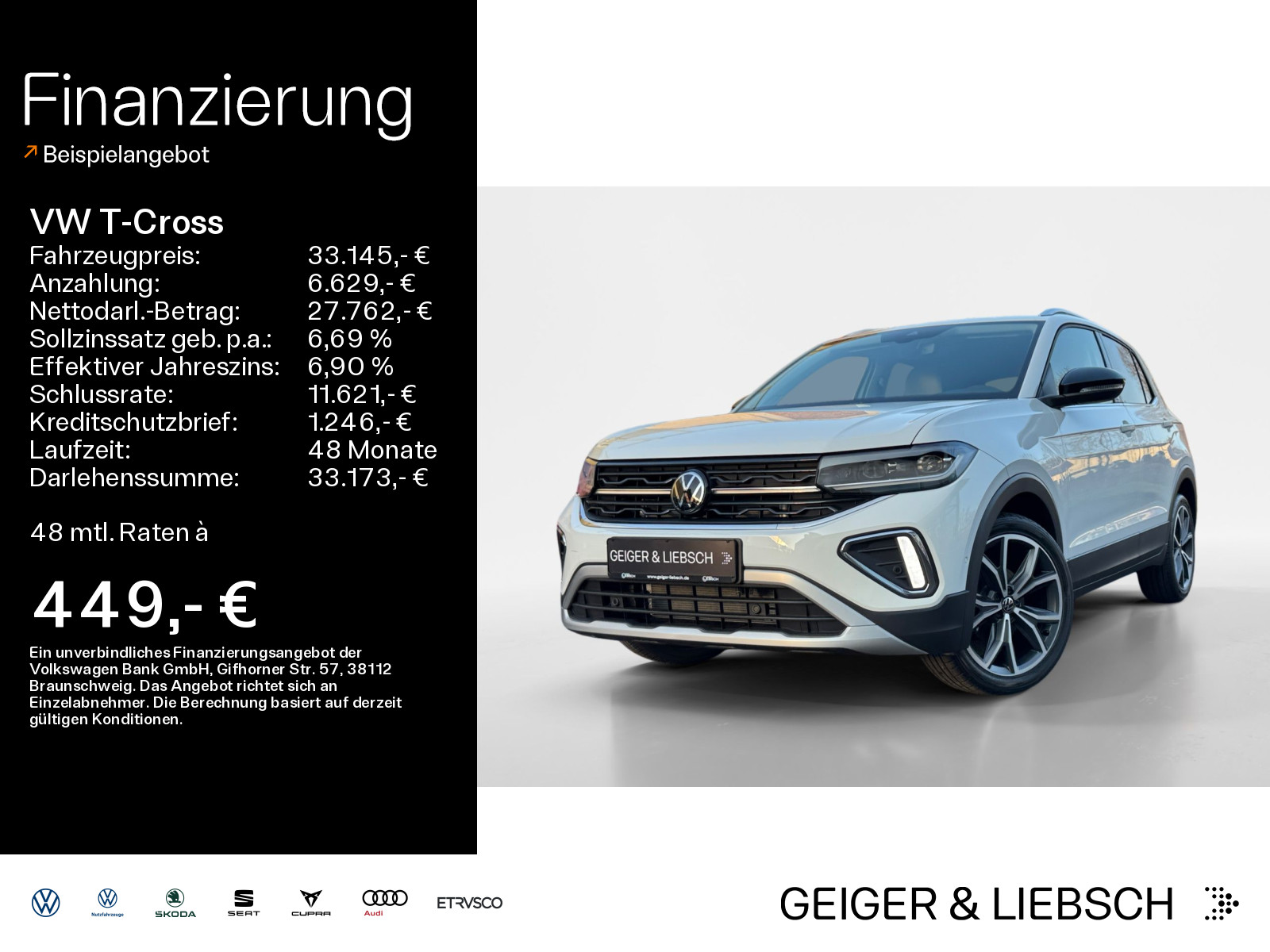 T-Cross Style 1.0 TSI DSG AHK*LED*KAMERA*CARPLAY