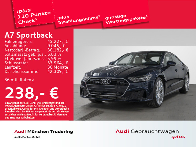 Audi A7 Sportback 55 TFSI qu S line Matix Business-Paket