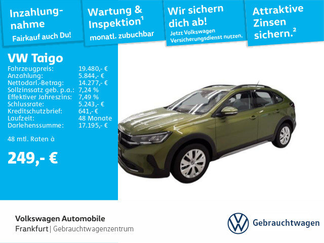 Volkswagen Taigo 1.0 TSI Life Alu DC