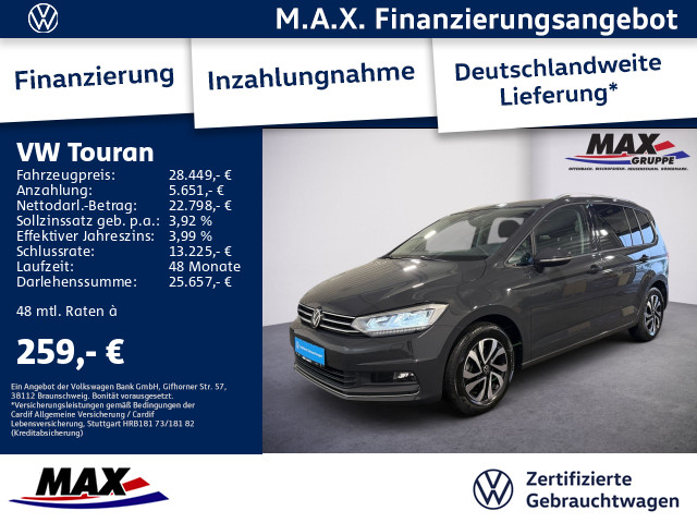 Touran 2.0 TDI DSG ACTIVE LED+NAV+AHK+PANO+KAMER
