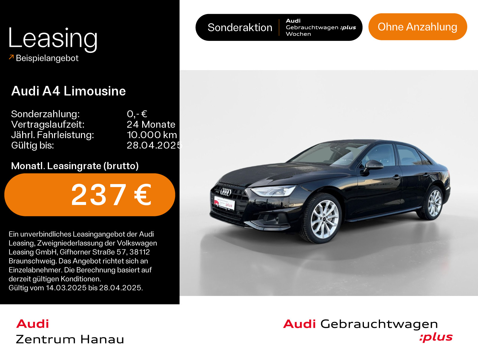 A4 Limousine 40 TDI quattro advanced*VIRTUAL*OPTIK-PAKET*KAMERA*SHZ*NAVI-PLUS