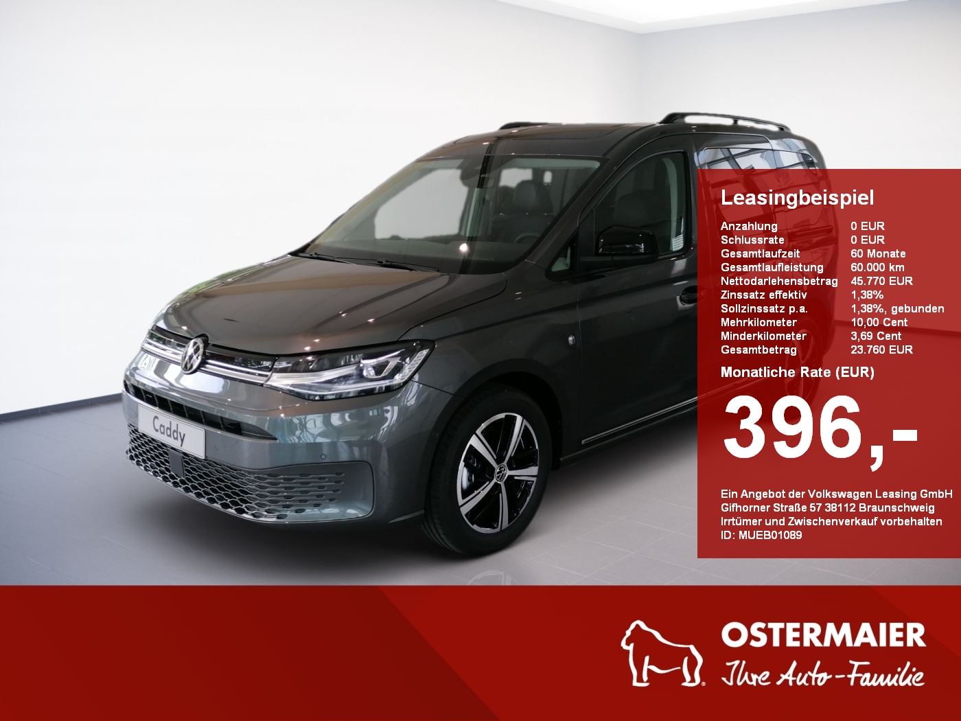 Caddy Life Dark Label 5-Sitzer 1.5TSI 114PS DSG