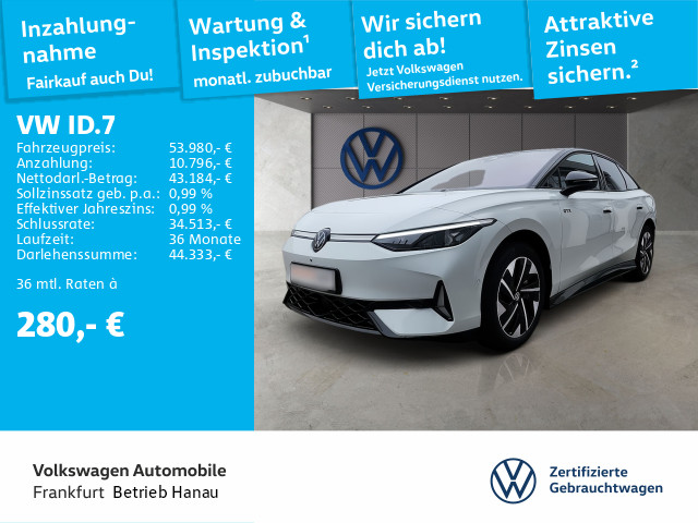 ID.7 GTX 4-Motion AHK IQ.LIGHT Navi Anschlußgarantie