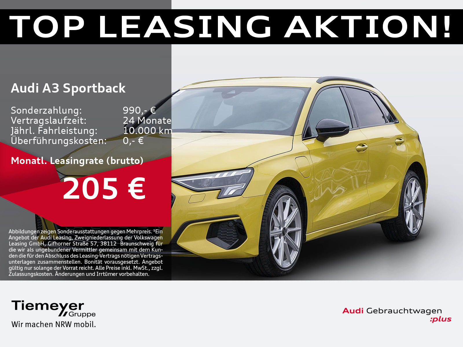 A3 Sportback 40 TFSIe S LINE LM18 NAVI+ AHK KAMERA