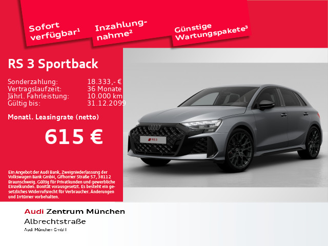 RS 3 Sportback 294(400) kW(PS) S tr onic