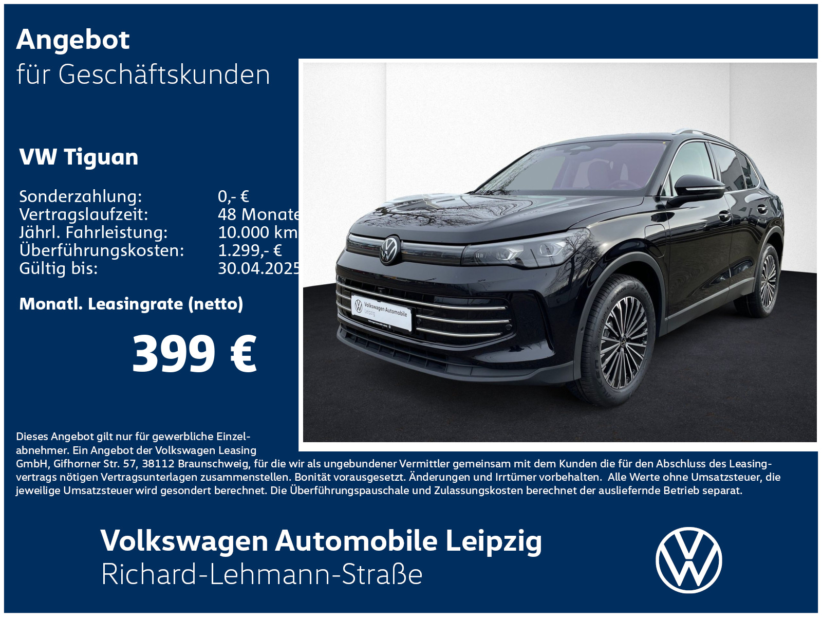 Volkswagen Tiguan 1.5 l Elegance eHybrid