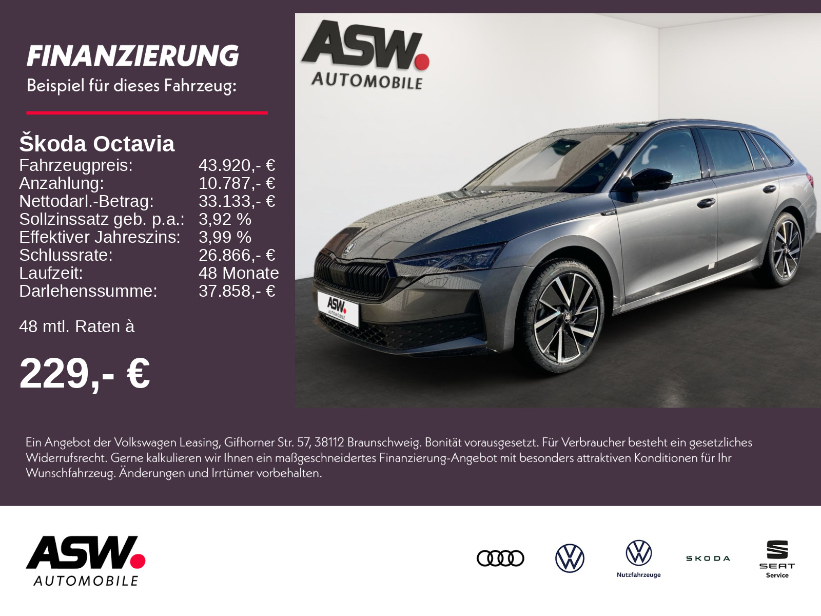 Octavia Combi Sportline 2,0TDI 150PS DSG ACC AHK