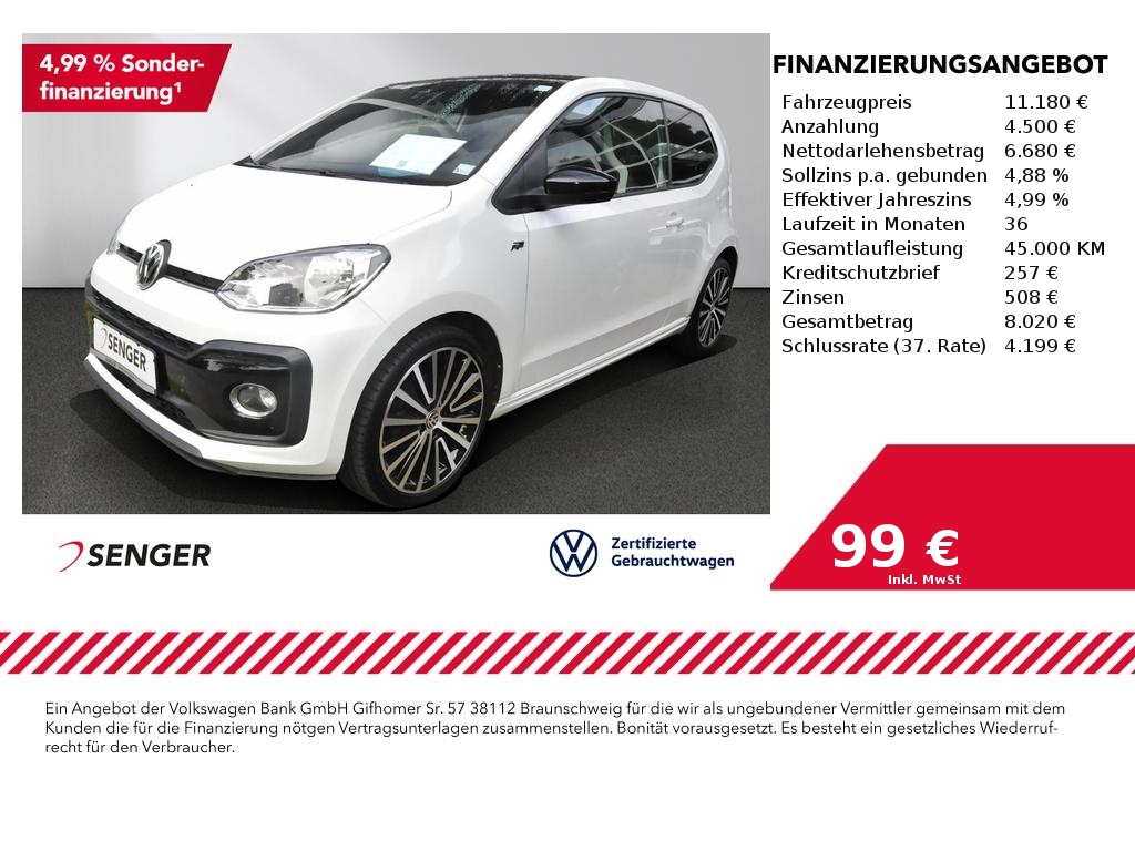 Volkswagen up 1.0 TSi High R-Line maps&more