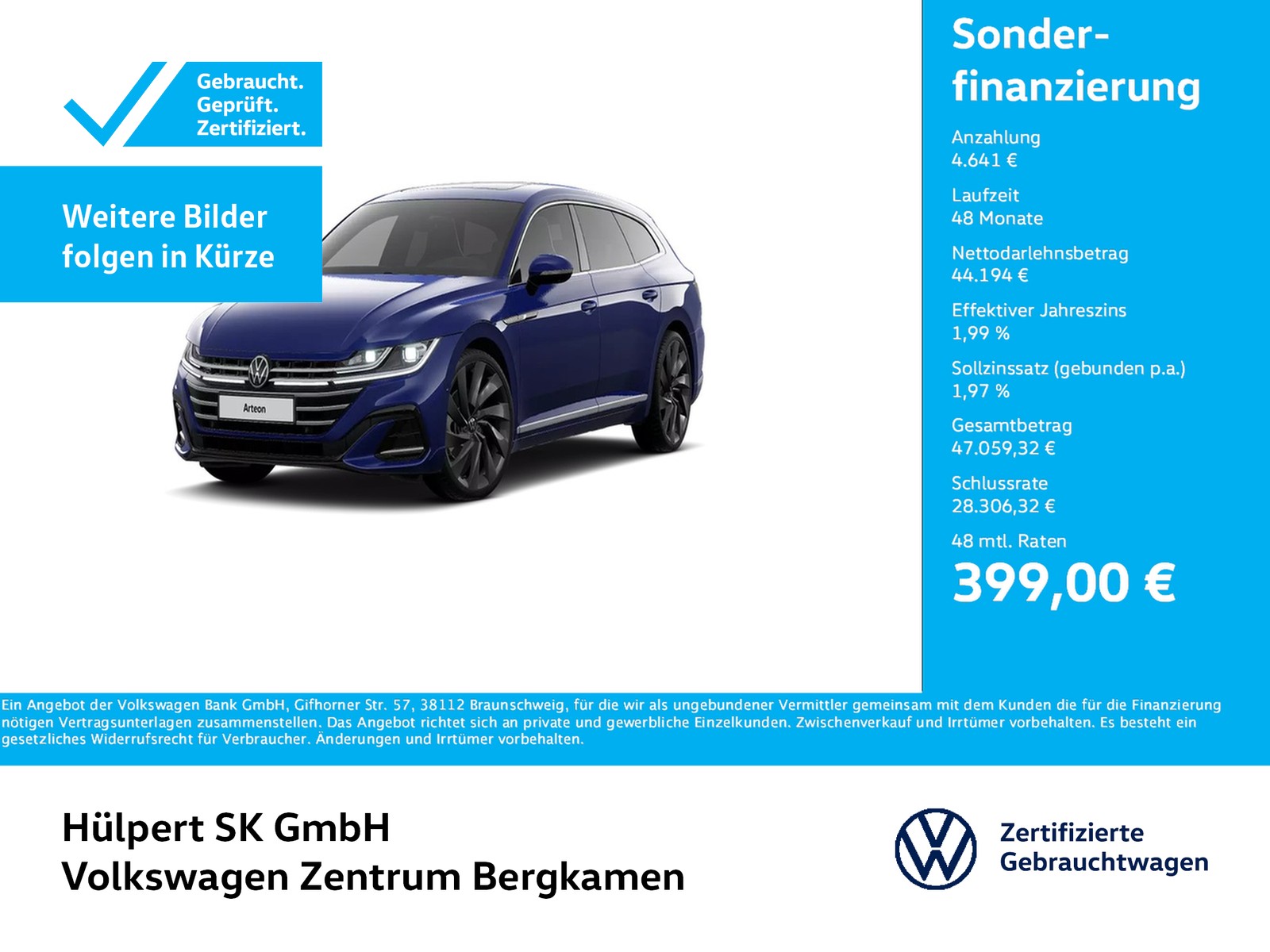 Arteon Shooting Brake 2.0 R-LINE 4X4 AHK 360°CAM