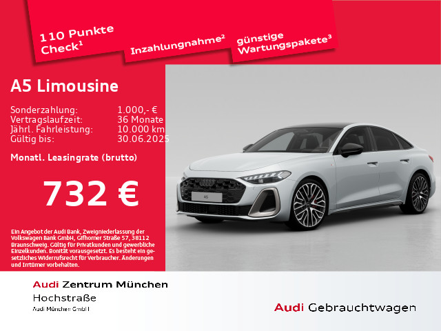 Audi A5 Limousine S line edition one TFSI quattro