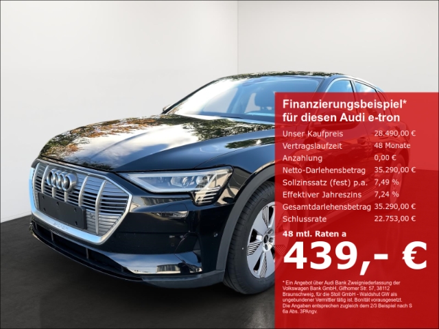 e-tron 50 quattro LED+Virtual Cockpit+Einparkhilfe plus+++