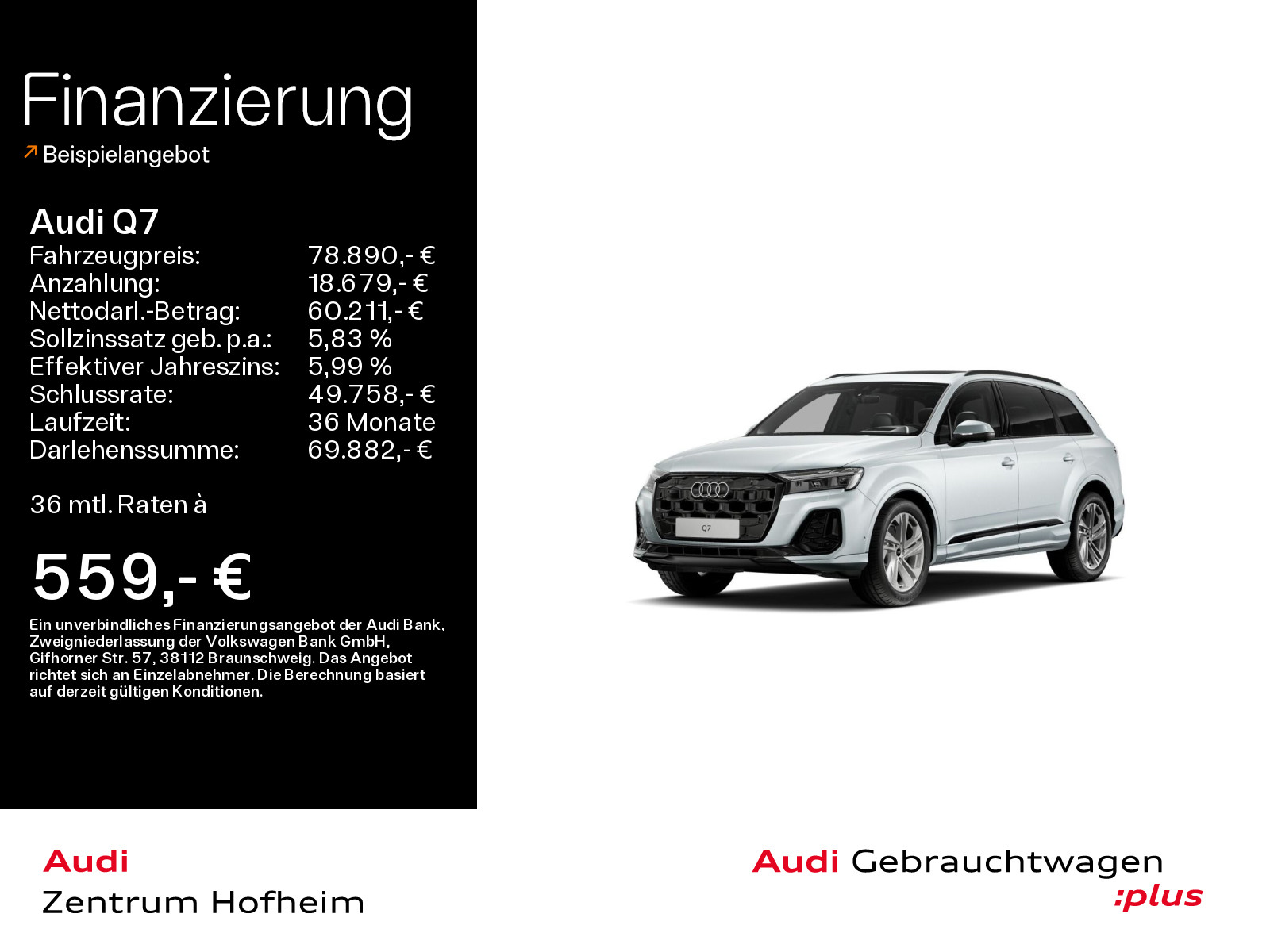 Q7 50 TDI qu S line tip*Facelift*Air*HUD*Pano*Matrix*Virtual*Navi+*Allradlenkung*360° Kamera*ACC*Optik*AHK*