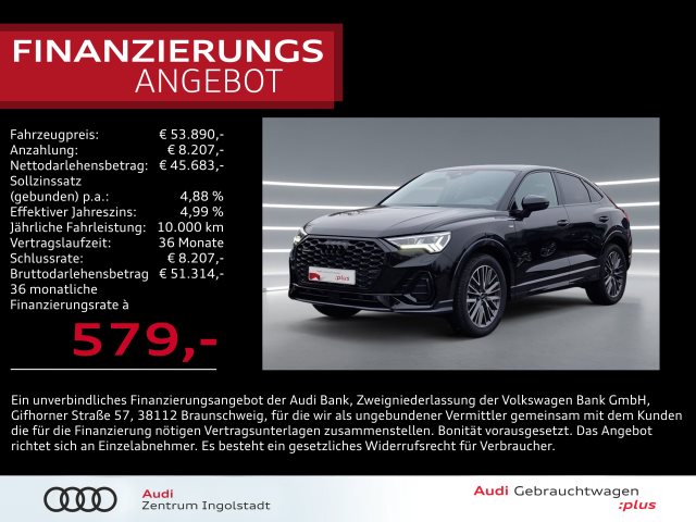 Q3 Sportback S line 40 TDI qu MATRIX SONOS AHK 2