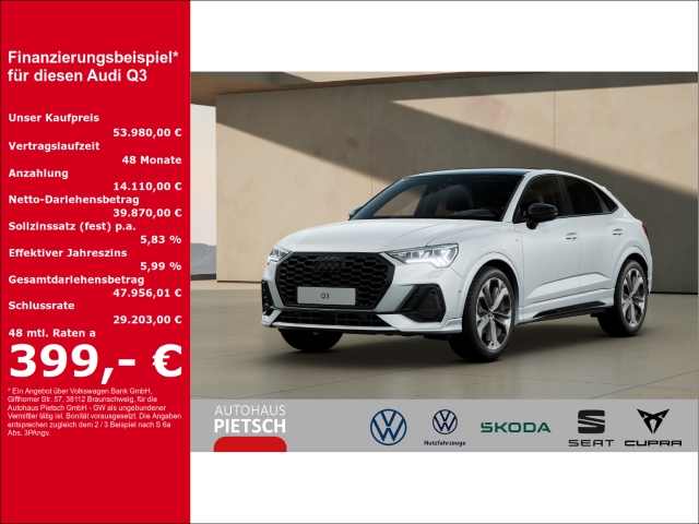 Q3 Sportback 35 TDI S line ACC Matrix Pano 20