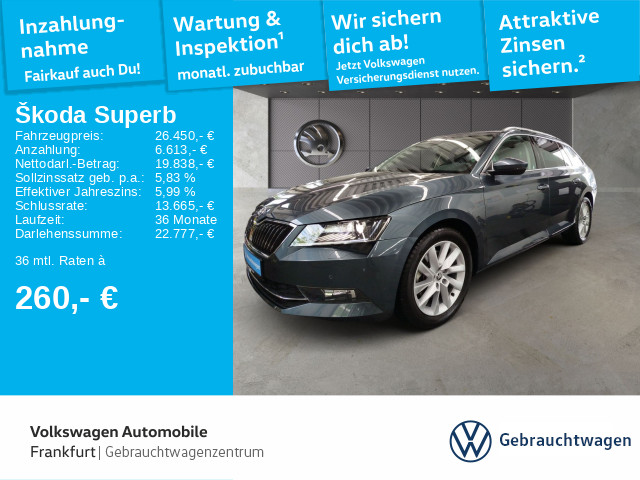 Skoda Superb 2.0 TDI Combi Style