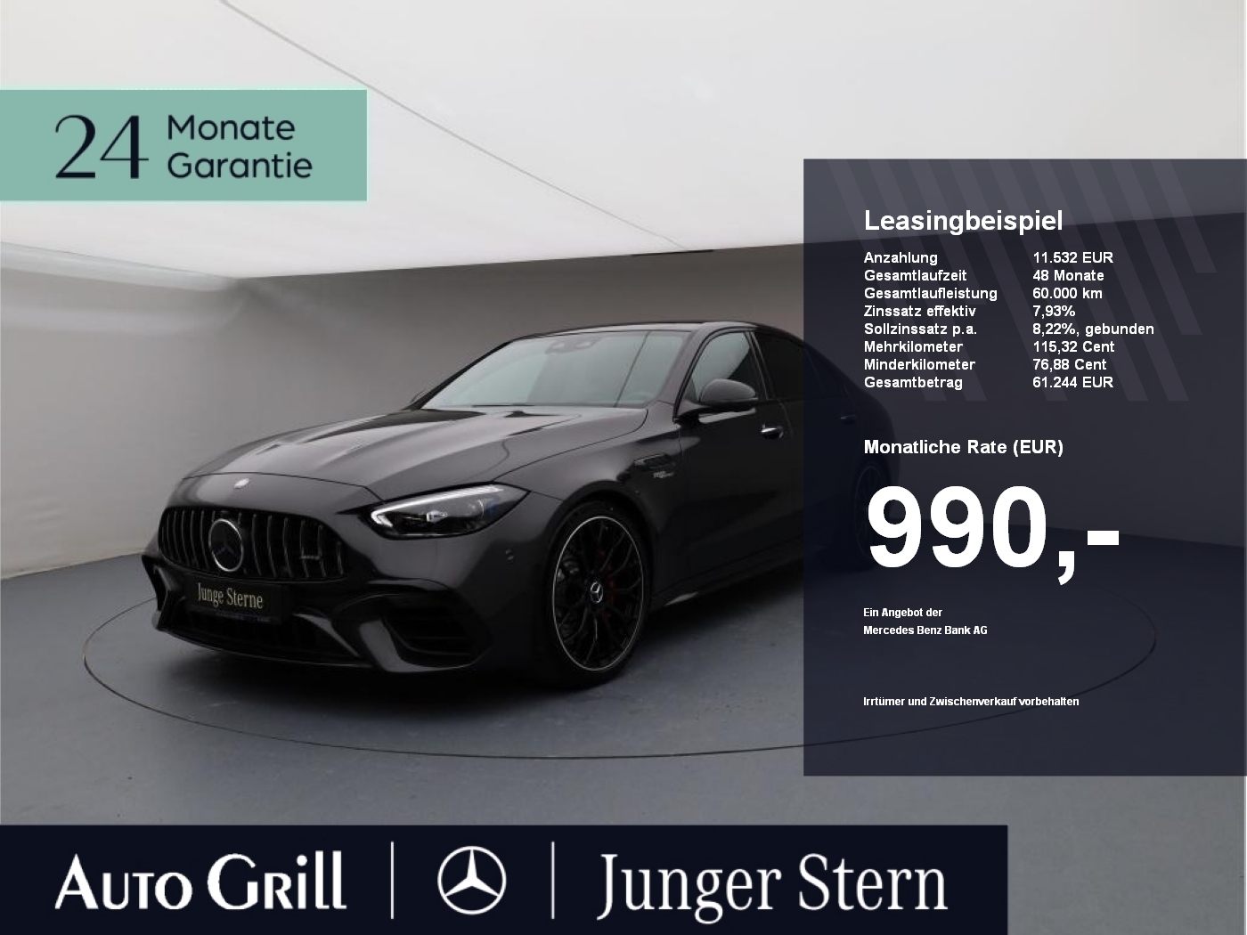 Mercedes-Benz C 63 AMG E PERFORMANCE Premium Burm