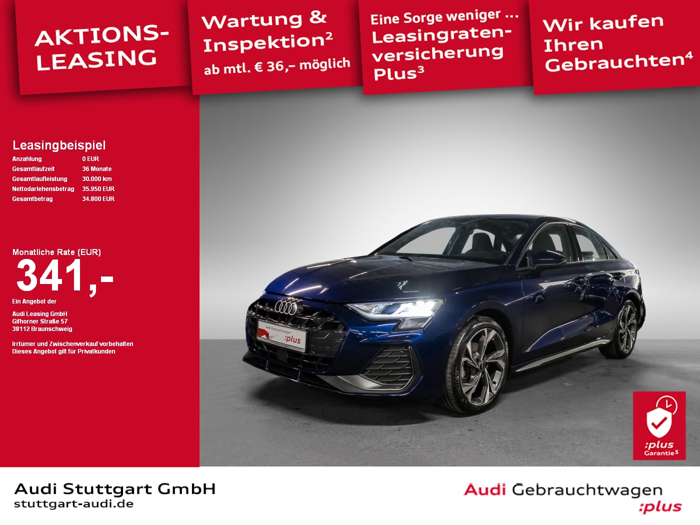Audi A3 Limousine S line 35 TFSI VC