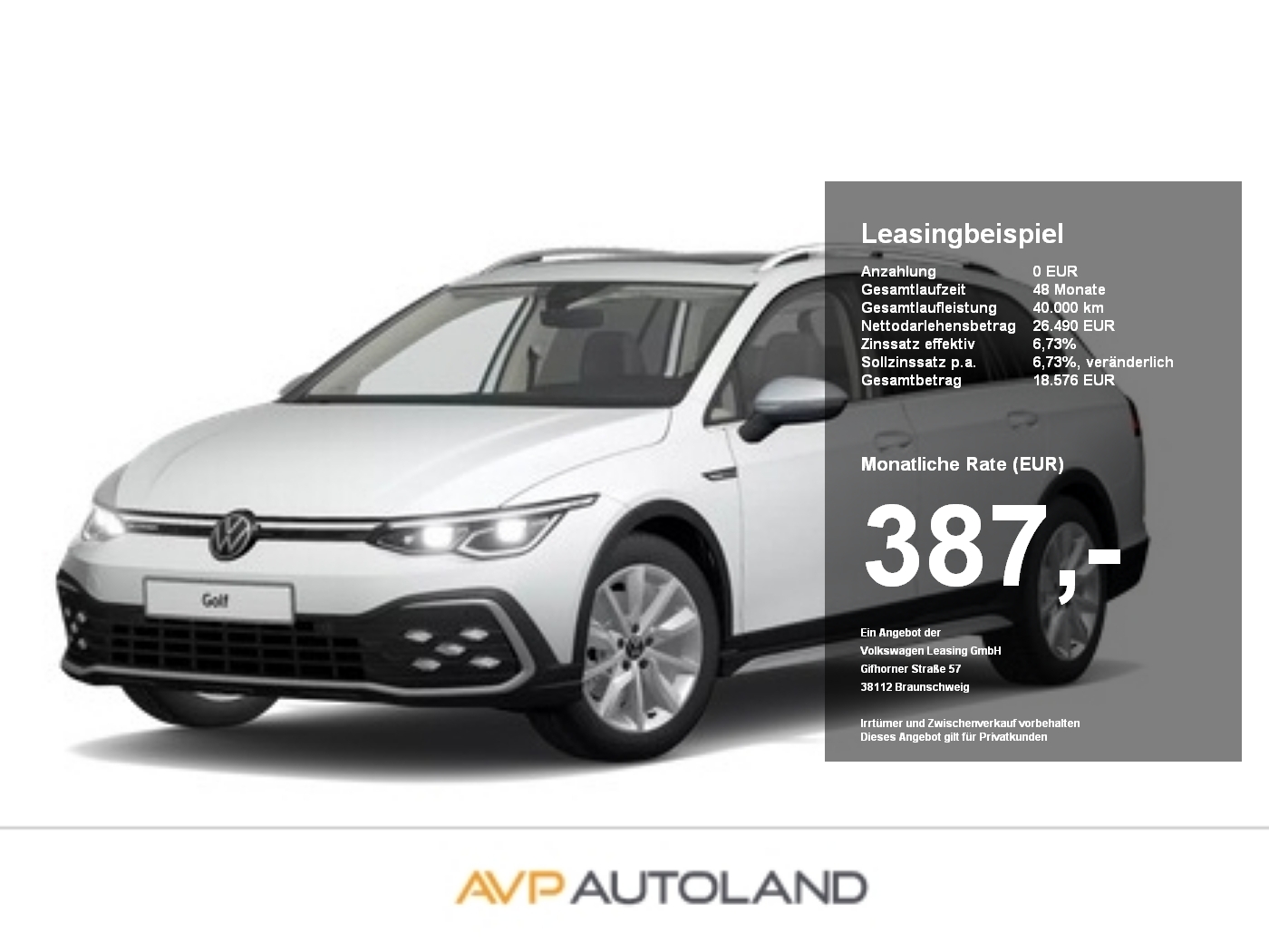 Golf VIII Variant Alltrack 2.0 TDI DSG 4MOTION