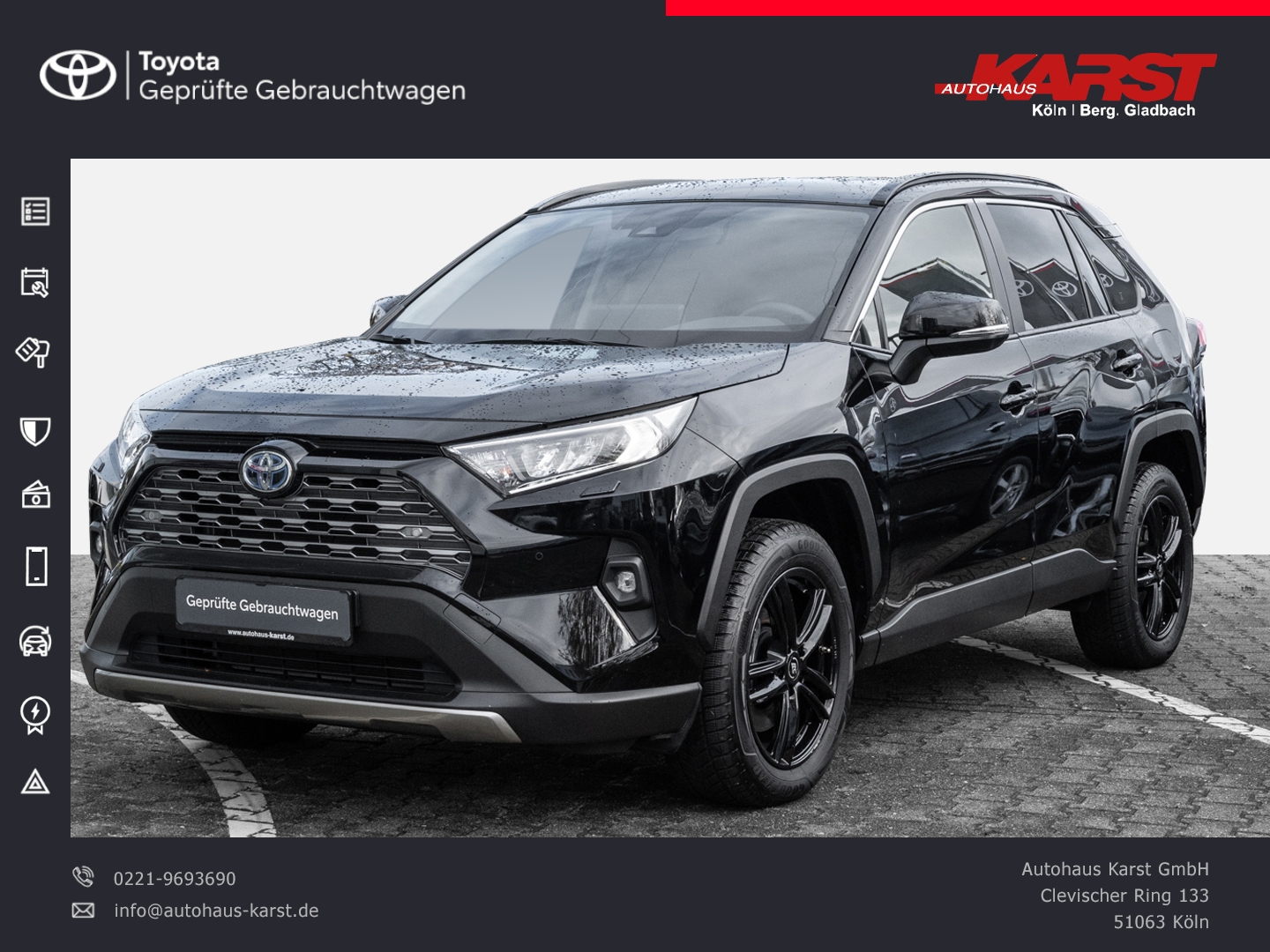 RAV4 2.5l Hybrid *NUR 7125KM*, Kamera, CarPlay